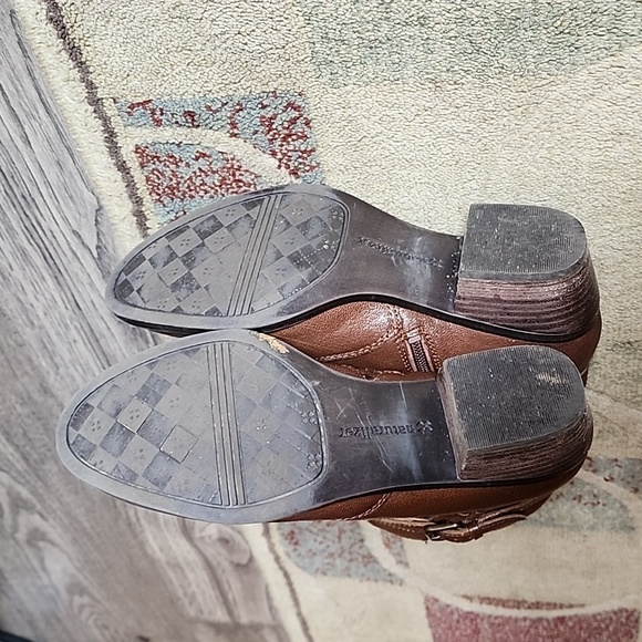 Womens, Naturalizer, Zip Up Bootie, Brown, Sz. 7.5, Leather Upper - Picture 5 of 8